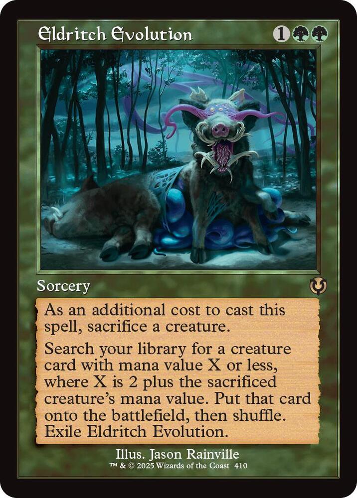 Eldritch Evolution (Retro Frame) 410 card from Innistrad Remastered