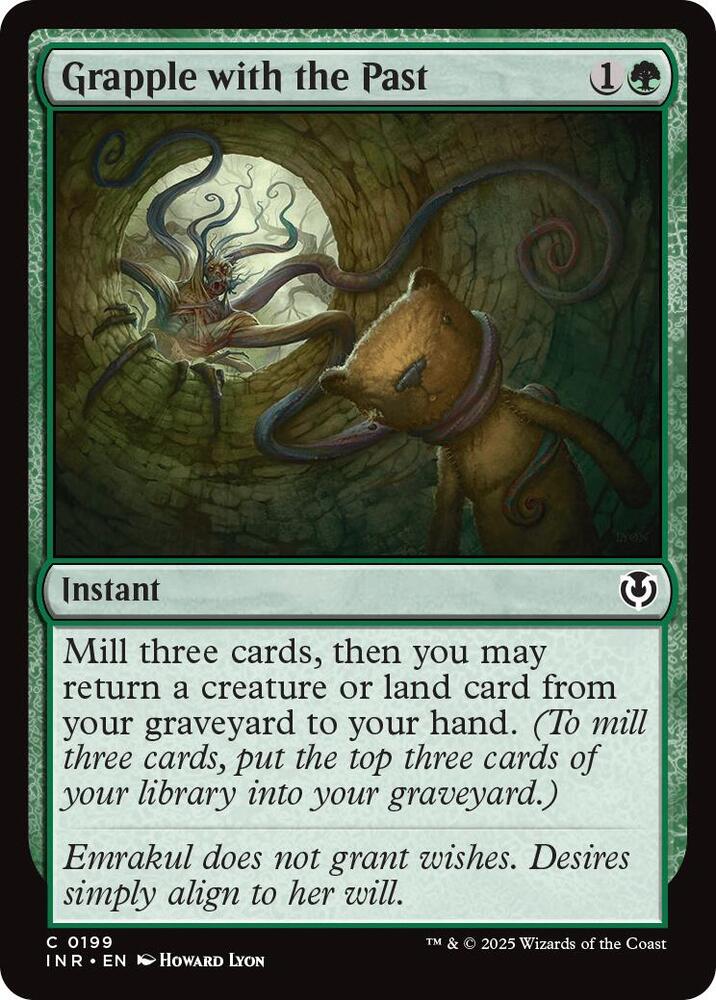 Grapple with the Past 199 card from Innistrad Remastered