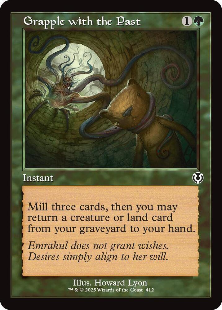 Grapple with the Past (Retro Frame) 412 card from Innistrad Remastered