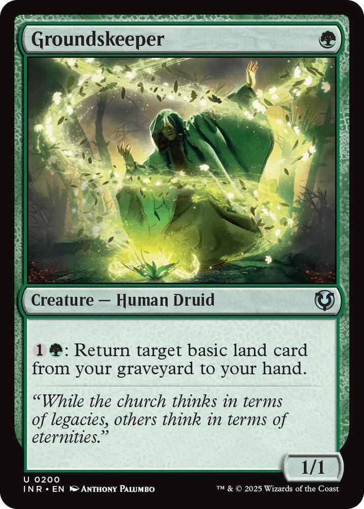 Groundskeeper 200 card from Innistrad Remastered