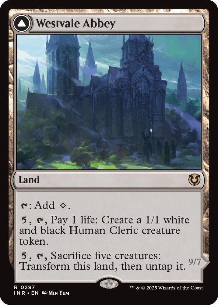 Westvale Abbey 287 card from Innistrad Remastered