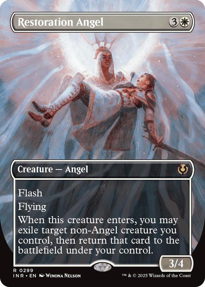 Restoration Angel (Borderless) 299 card from Innistrad Remastered