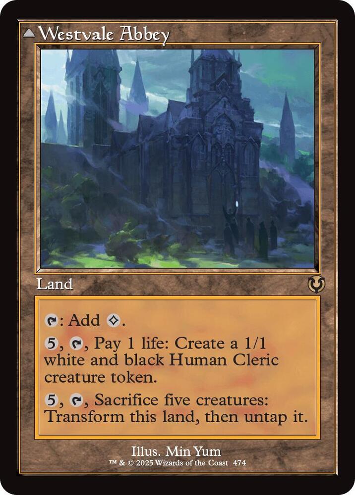 Westvale Abbey (Retro Frame) 474 card from Innistrad Remastered