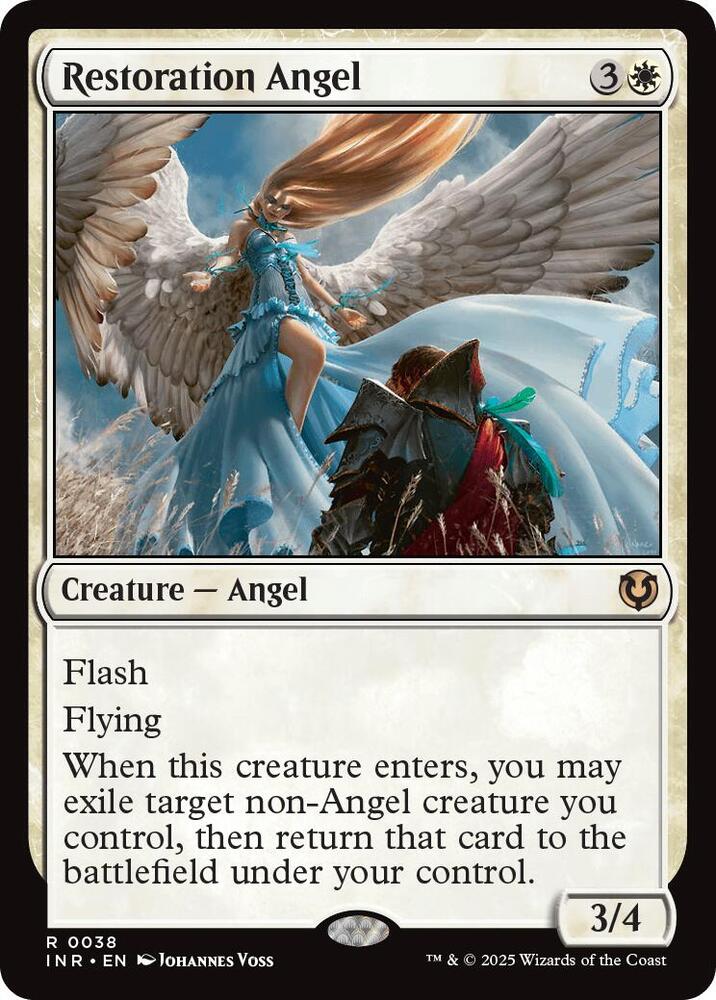 Restoration Angel 38 card from Innistrad Remastered