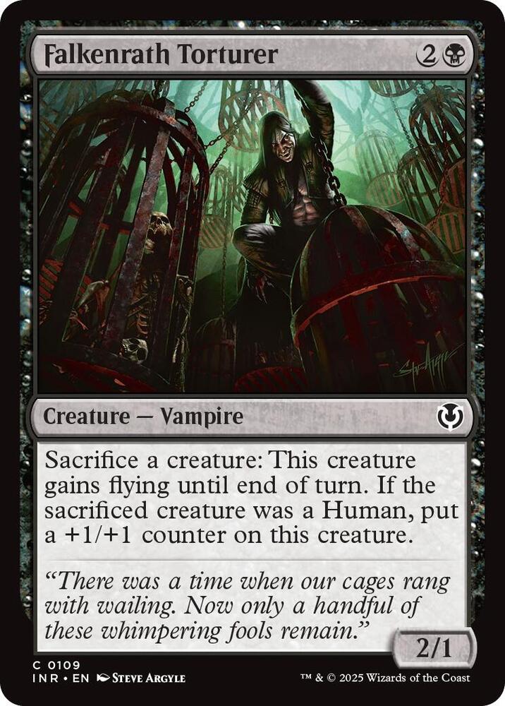 Falkenrath Torturer 109 card from Innistrad Remastered