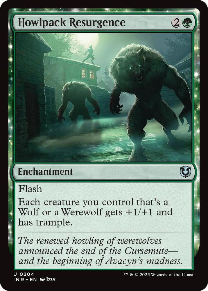 Howlpack Resurgence 204 card from Innistrad Remastered
