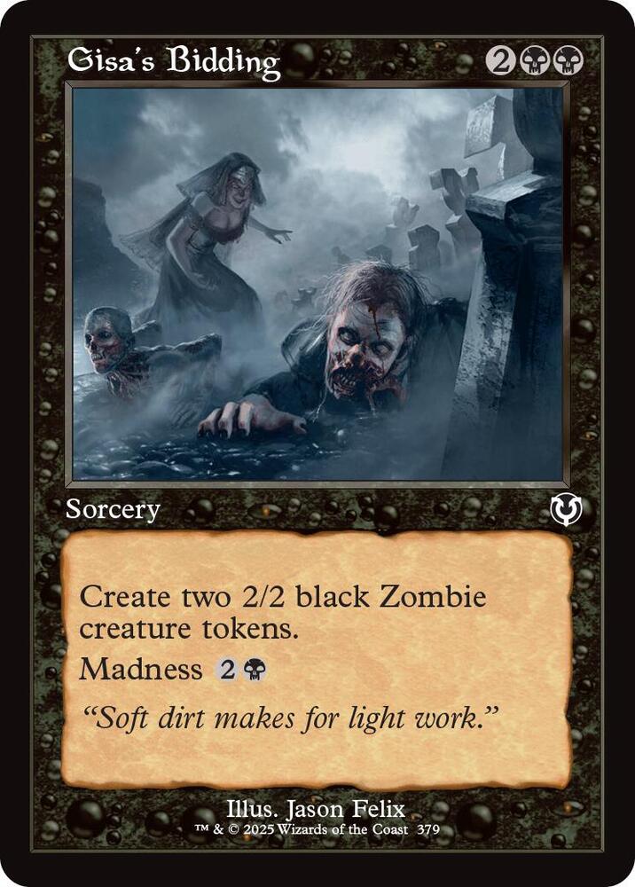Gisa's Bidding (Retro Frame) 379 card from Innistrad Remastered