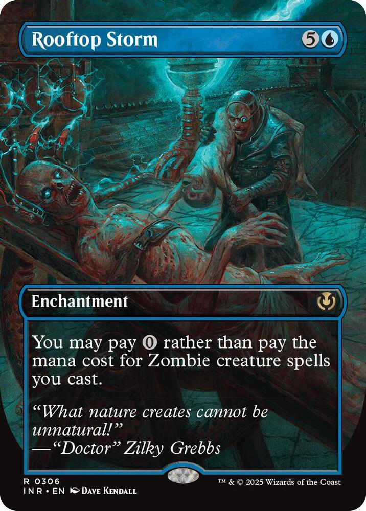 Rooftop Storm (Borderless) 306 card from Innistrad Remastered