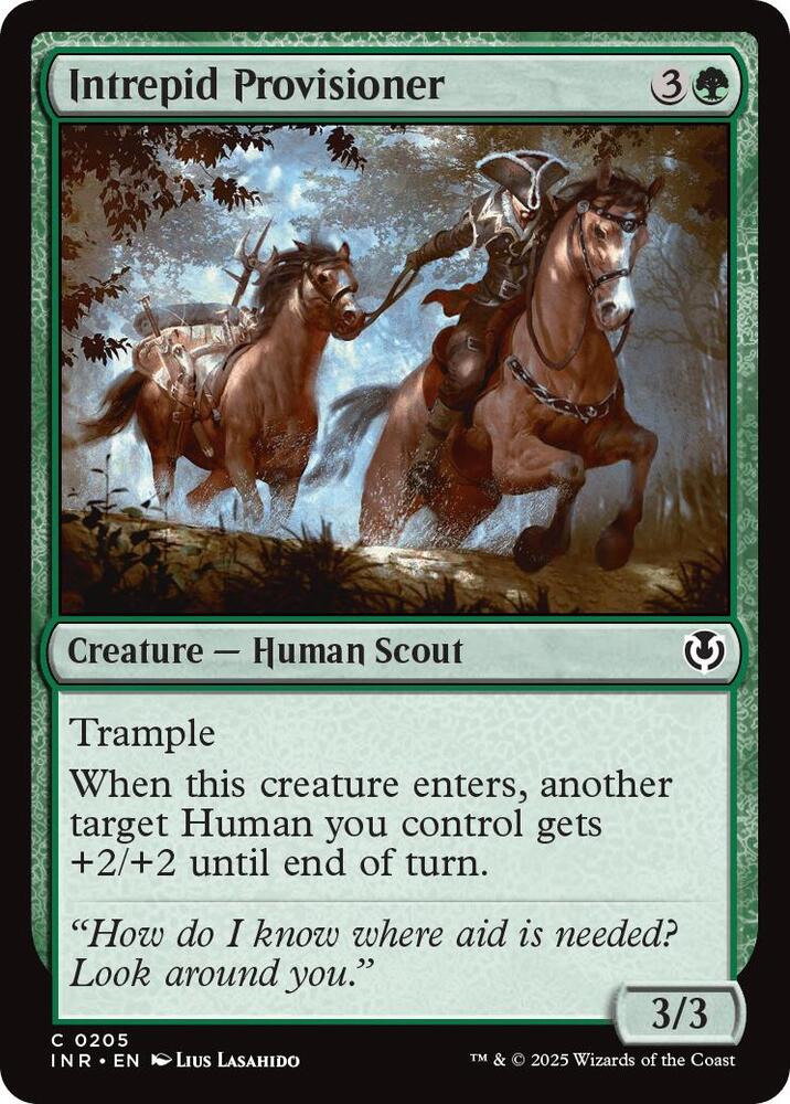 Intrepid Provisioner 205 card from Innistrad Remastered