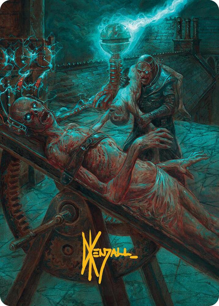 Rooftop Storm Art Card (Gold-Stamped Signature) 8 card from Art Series: Innistrad Remastered