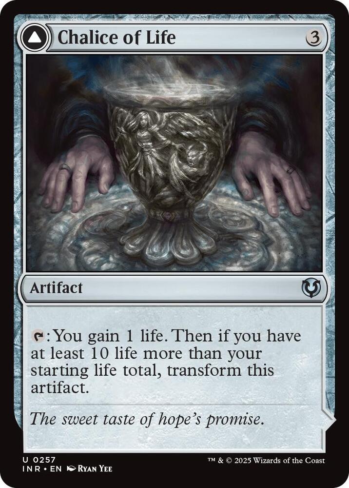 Chalice of Life 257 card from Innistrad Remastered