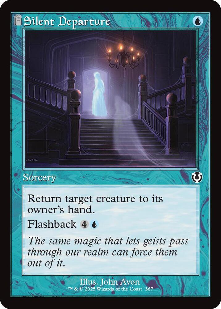 Silent Departure (Retro Frame) 367 card from Innistrad Remastered