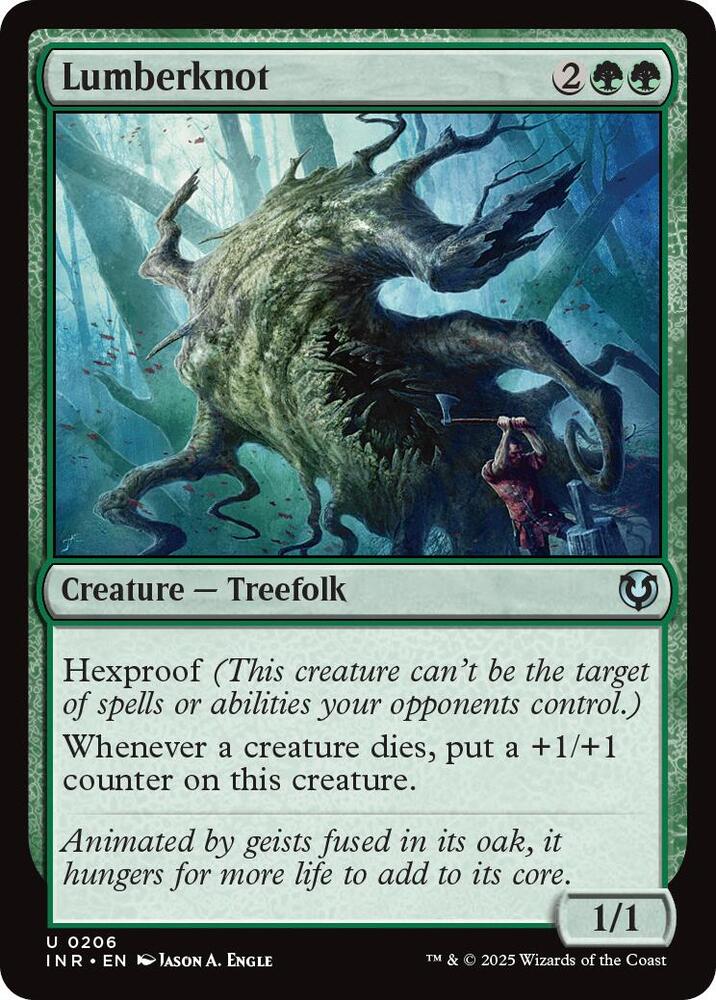 Lumberknot 206 card from Innistrad Remastered