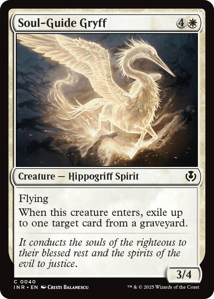 Soul-Guide Gryff 40 card from Innistrad Remastered