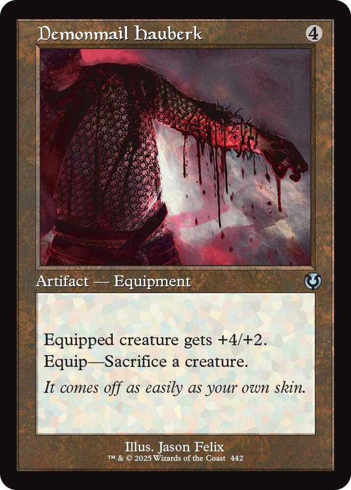Demonmail Hauberk (Retro Frame) 442 card from Innistrad Remastered