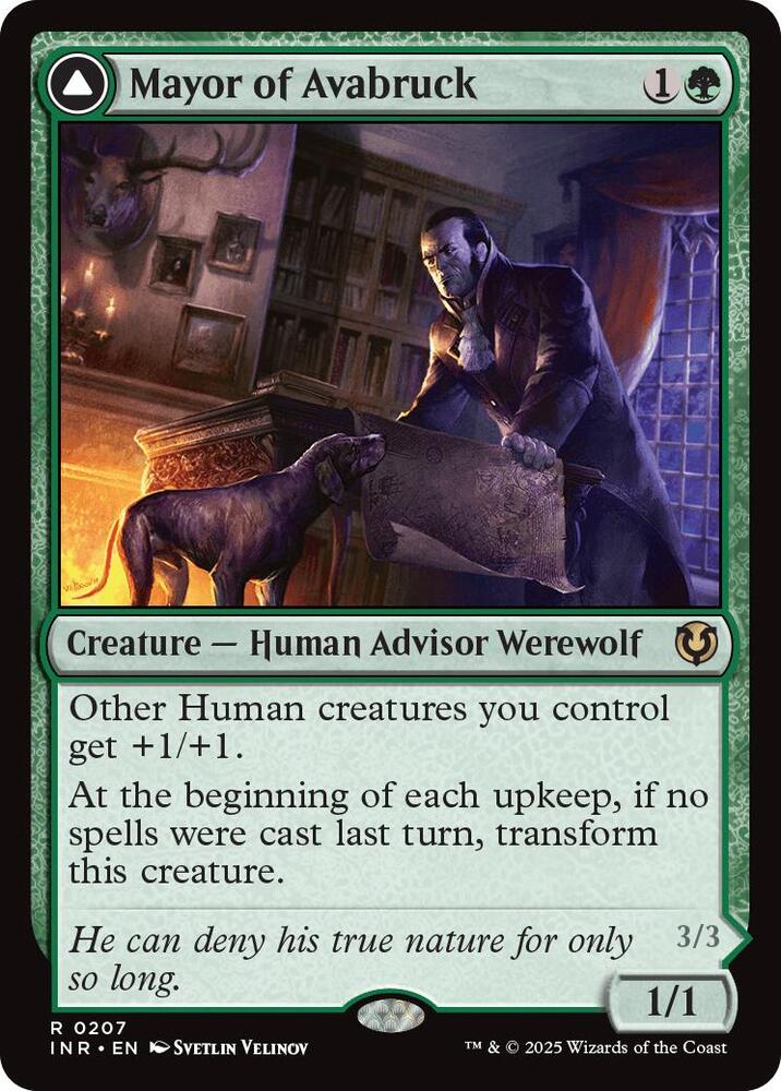 Mayor of Avabruck 207 card from Innistrad Remastered