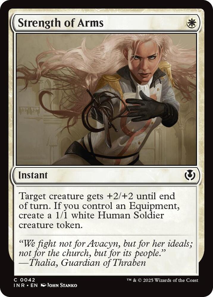 Strength of Arms 42 card from Innistrad Remastered