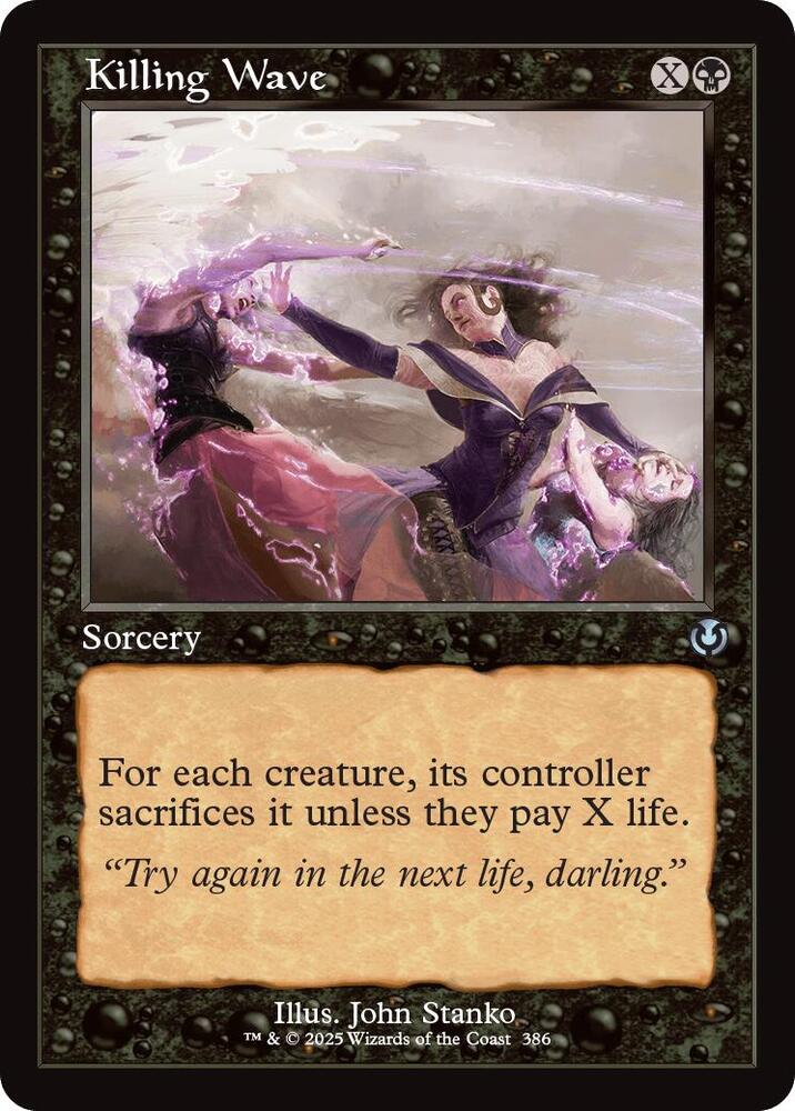 Killing Wave (Retro Frame) 386 card from Innistrad Remastered