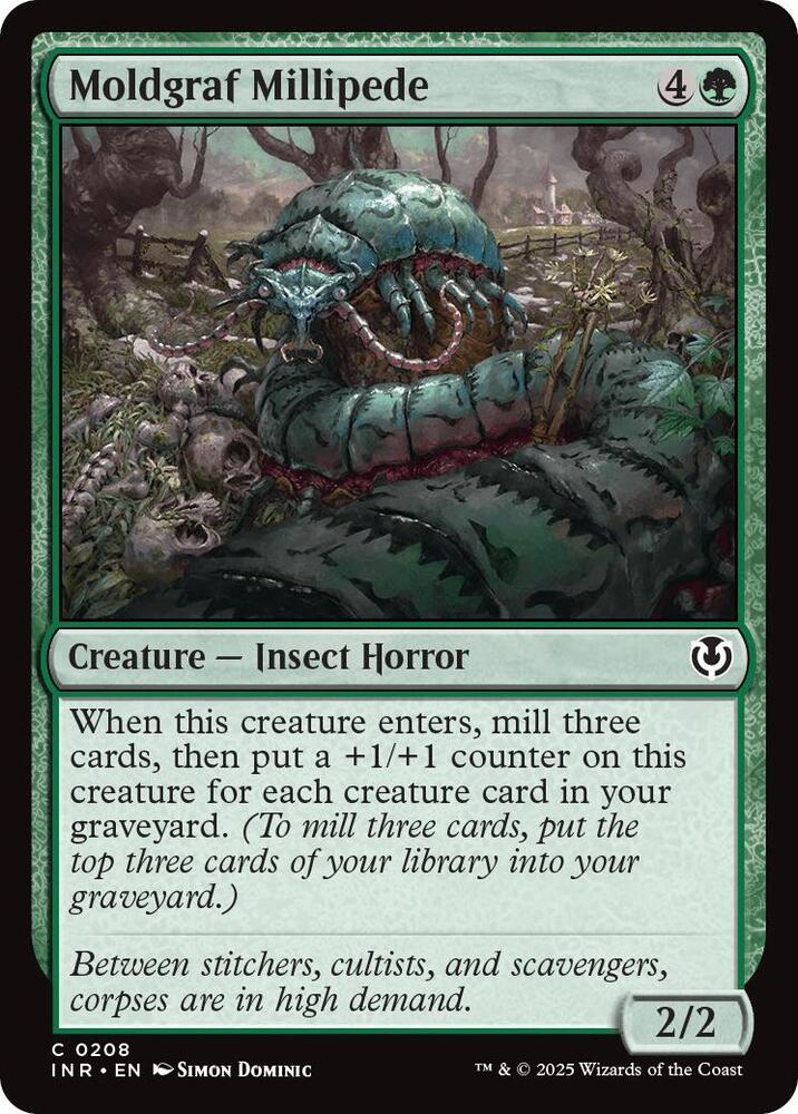 Moldgraf Millipede 208 card from Innistrad Remastered