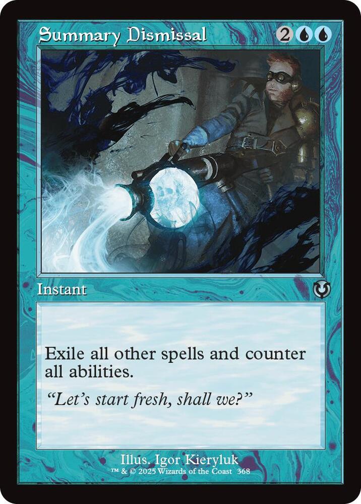 Summary Dismissal (Retro Frame) 368 card from Innistrad Remastered