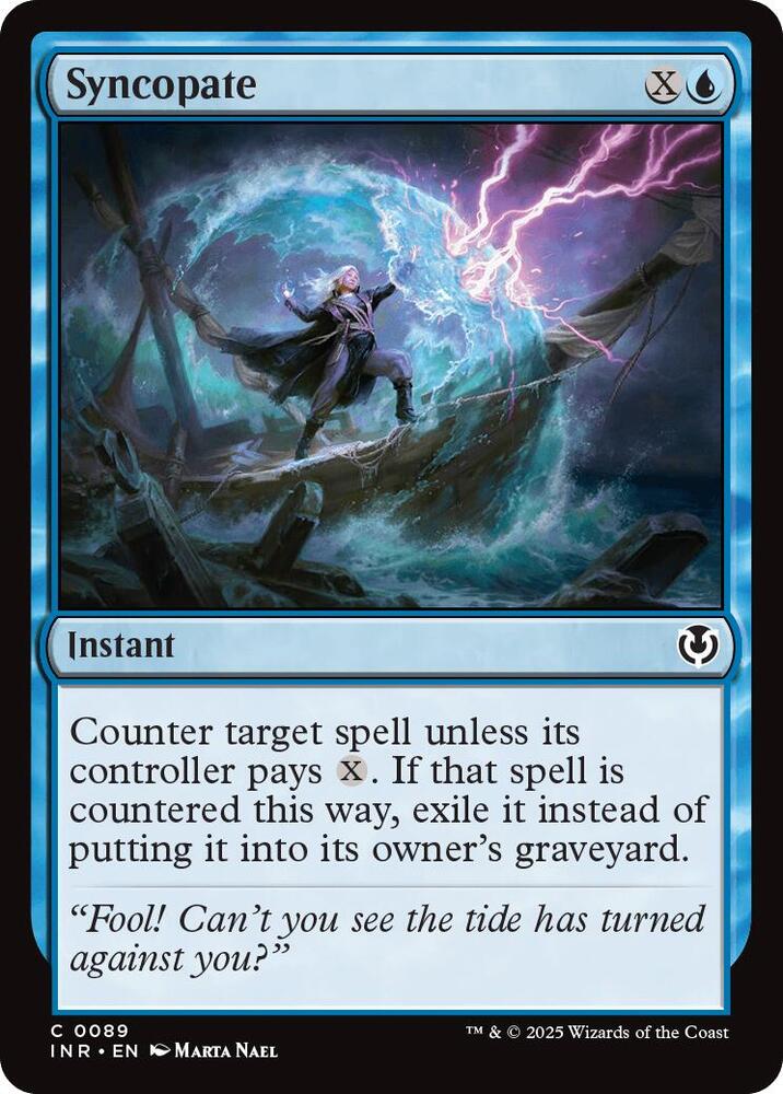 Syncopate 89 card from Innistrad Remastered