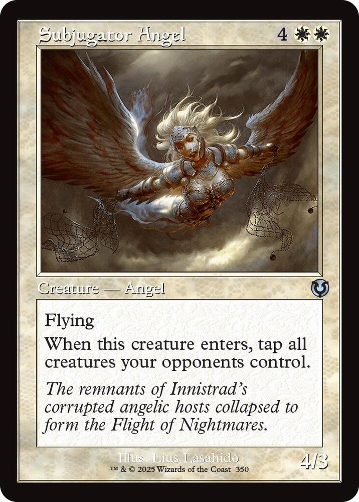 Subjugator Angel (Retro Frame) 350 card from Innistrad Remastered
