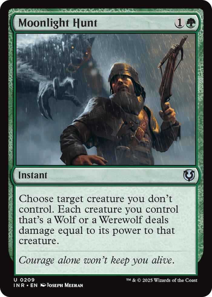 Moonlight Hunt 209 card from Innistrad Remastered