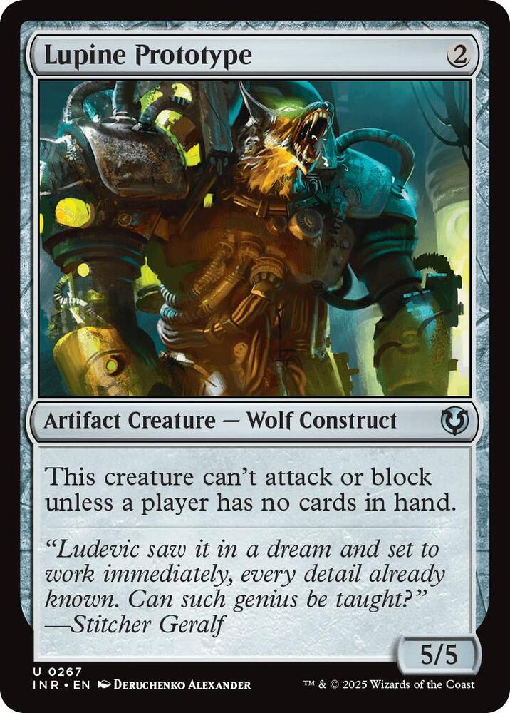 Lupine Prototype 267 card from Innistrad Remastered