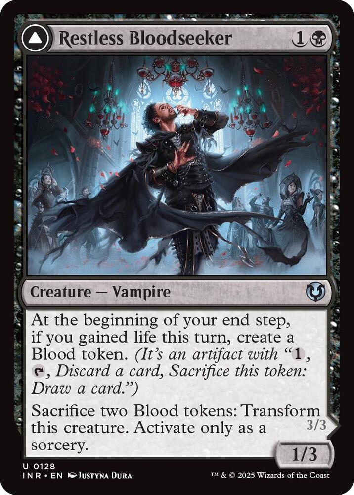Restless Bloodseeker 128 card from Innistrad Remastered
