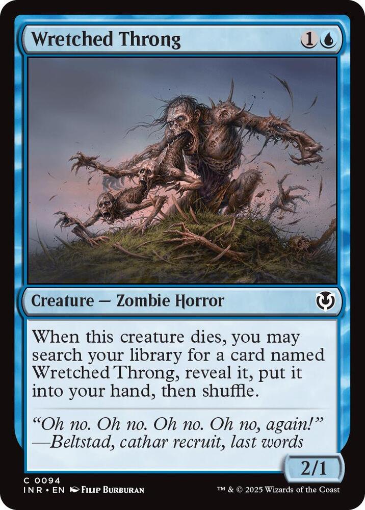 Wretched Throng 94 card from Innistrad Remastered