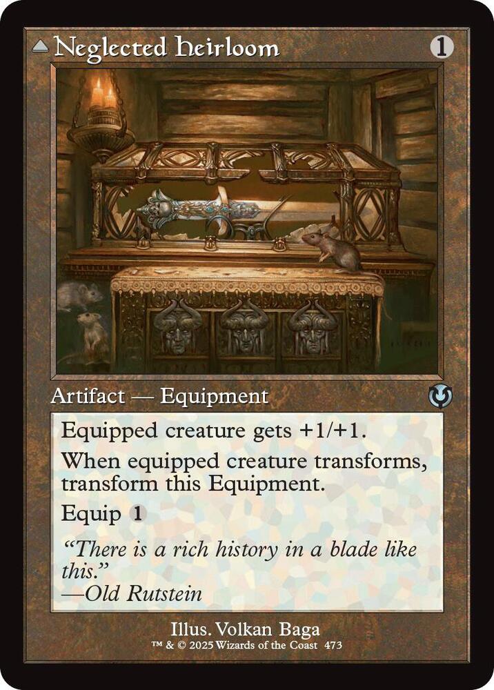 Neglected Heirloom (Retro Frame) 473 card from Innistrad Remastered