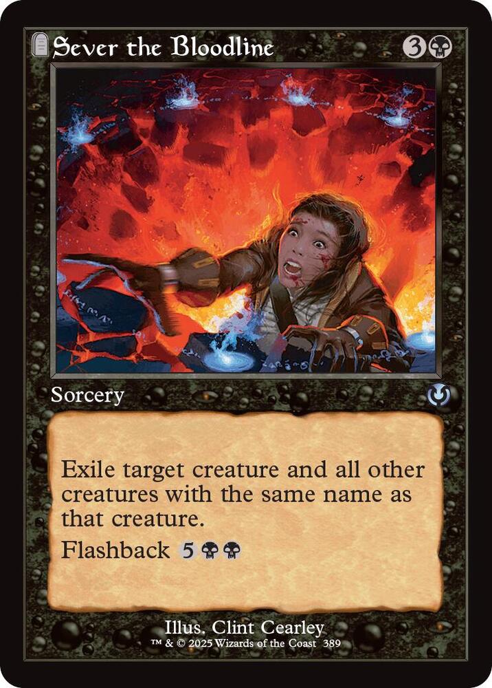 Sever the Bloodline (Retro Frame) 389 card from Innistrad Remastered