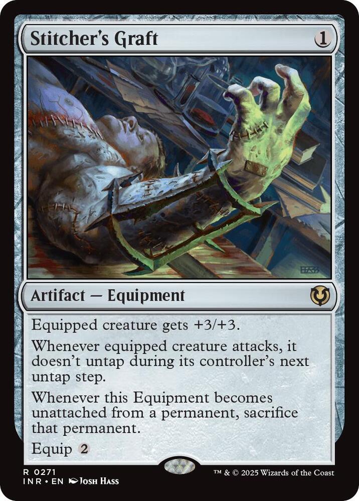 Stitcher's Graft 271 card from Innistrad Remastered