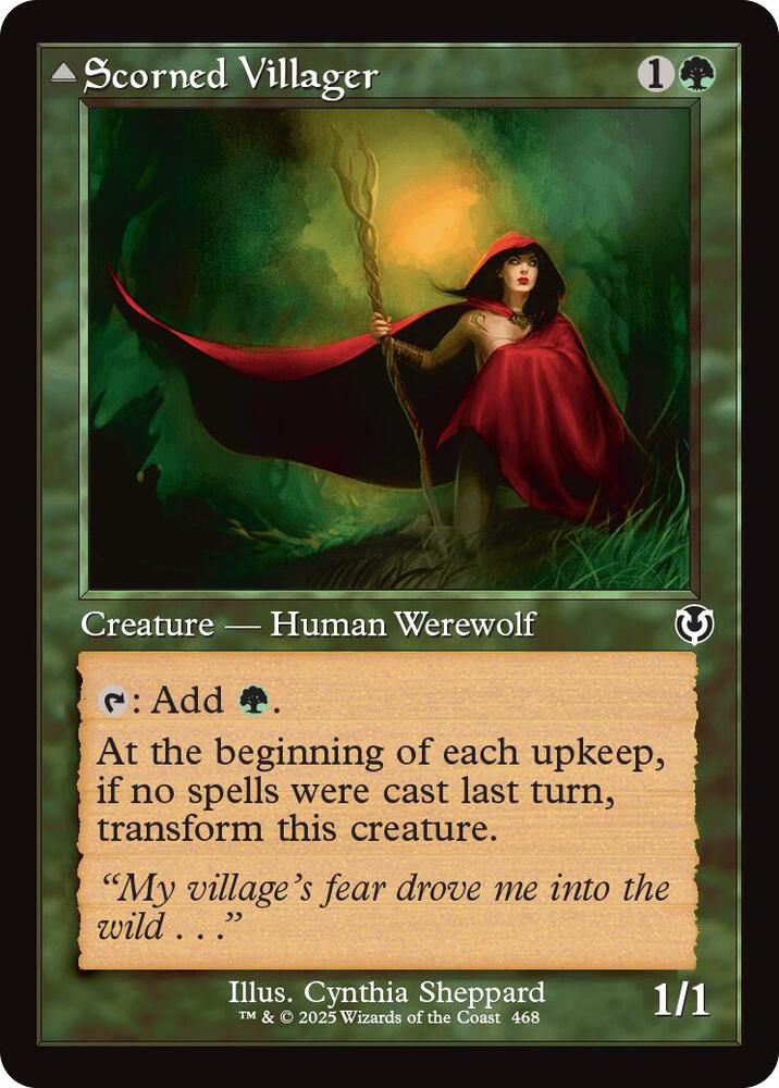 Scorned Villager (Retro Frame) 468 card from Innistrad Remastered