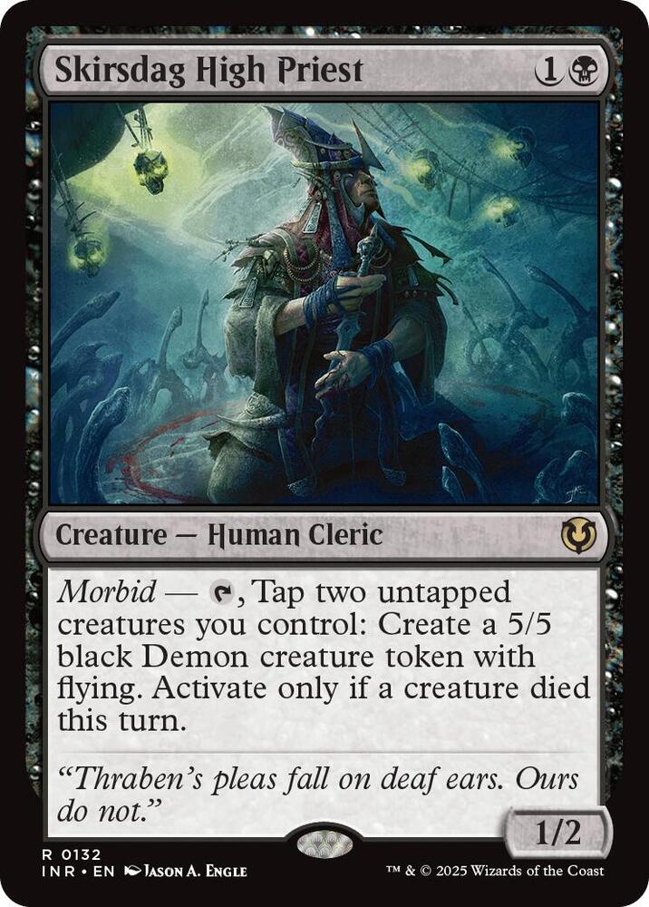 Skirsdag High Priest 132 card from Innistrad Remastered
