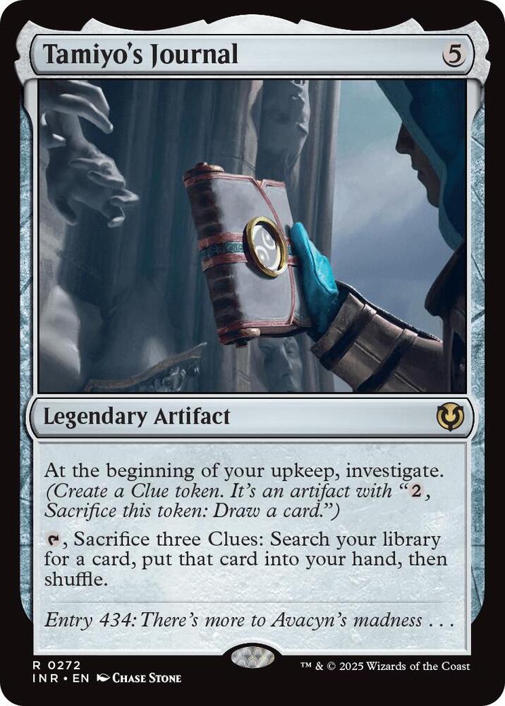 Tamiyo's Journal 272 card from Innistrad Remastered