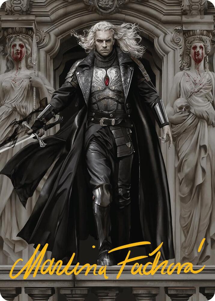 Sorin, Imperious Bloodlord Art Card (Gold-Stamped Signature) 18 card from Art Series: Innistrad Remastered