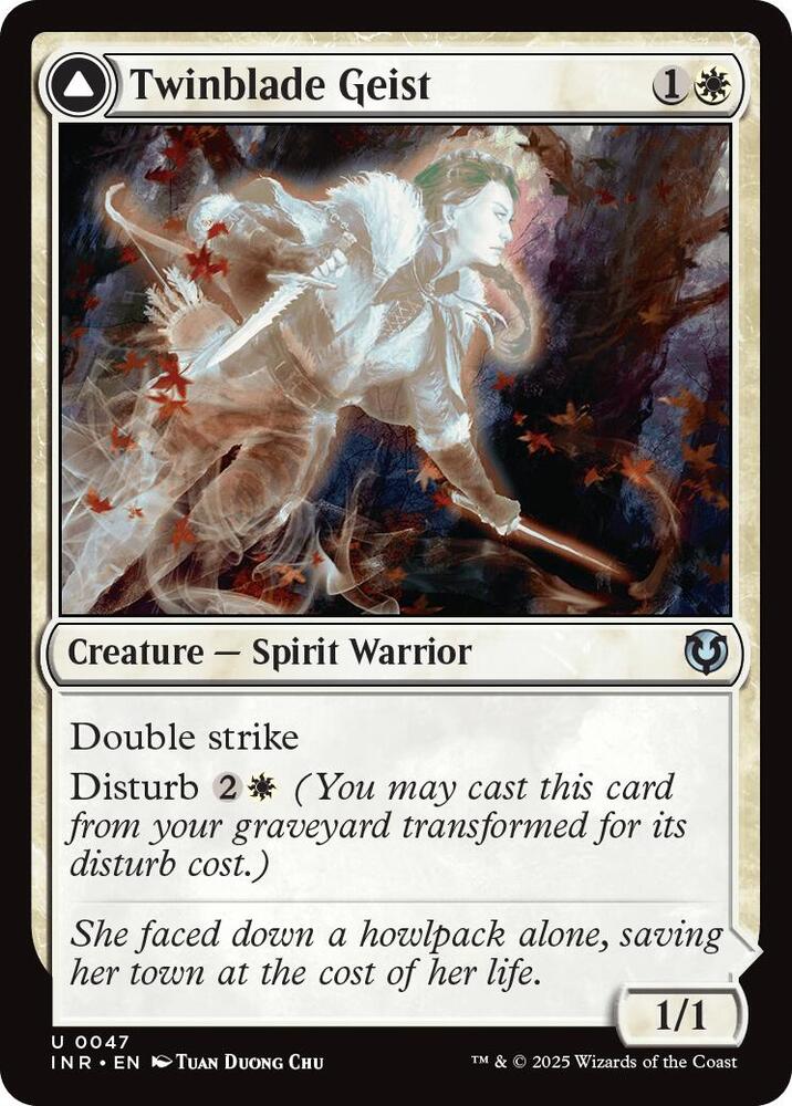Twinblade Geist 47 card from Innistrad Remastered