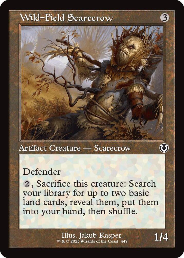 Wild-Field Scarecrow (Retro Frame) 447 card from Innistrad Remastered
