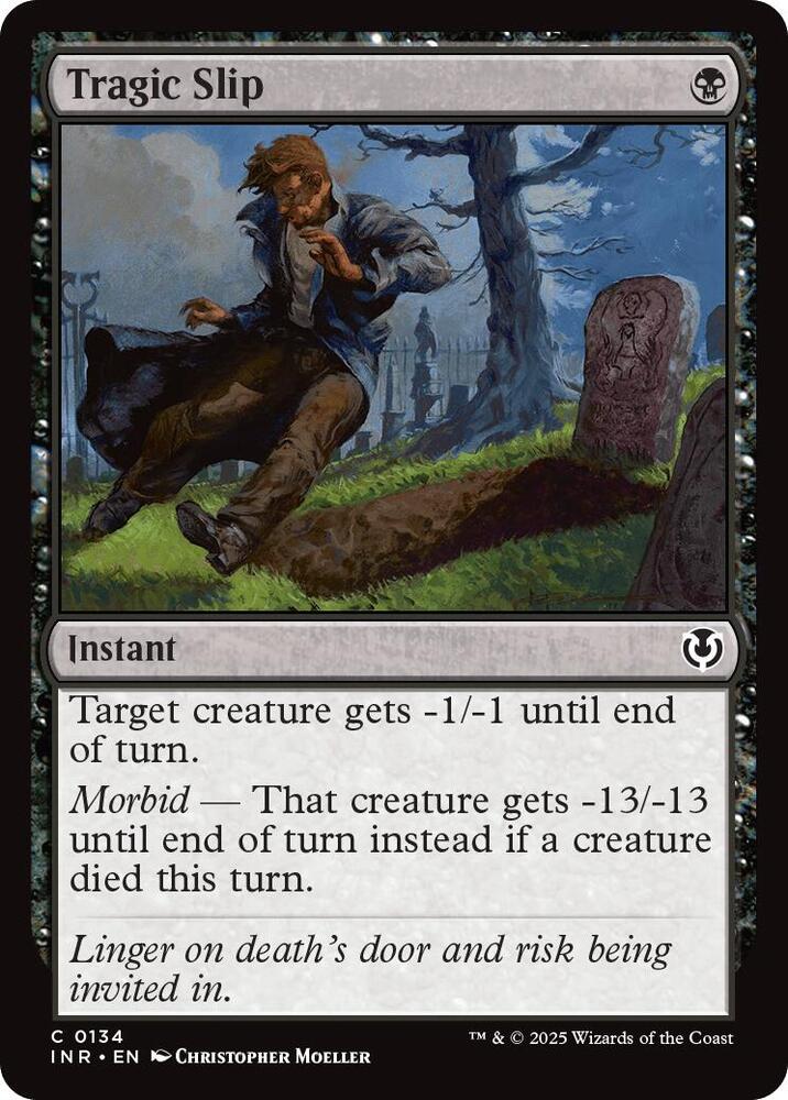 Tragic Slip 134 card from Innistrad Remastered
