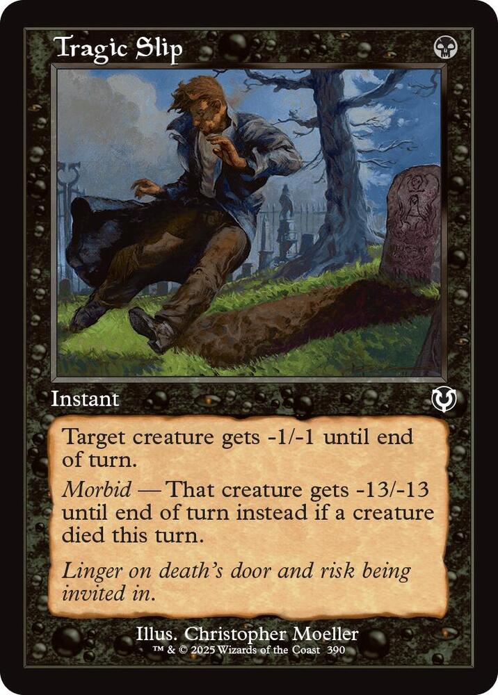 Tragic Slip (Retro Frame) 390 card from Innistrad Remastered