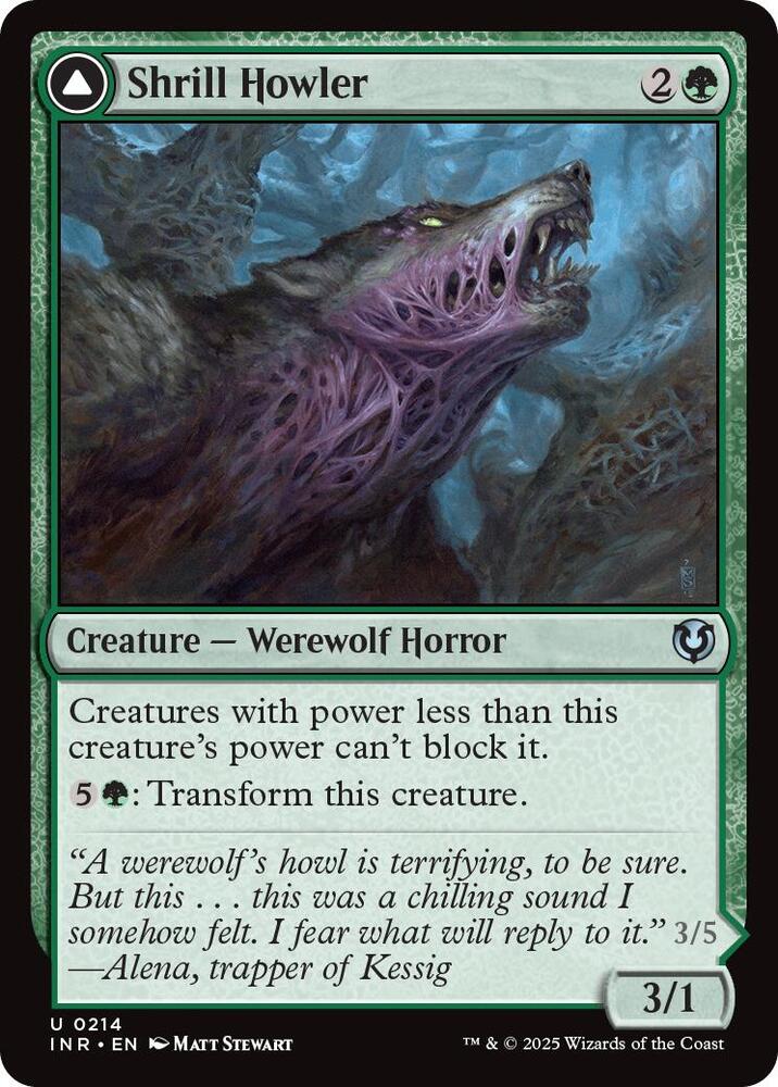 Shrill Howler 214 card from Innistrad Remastered