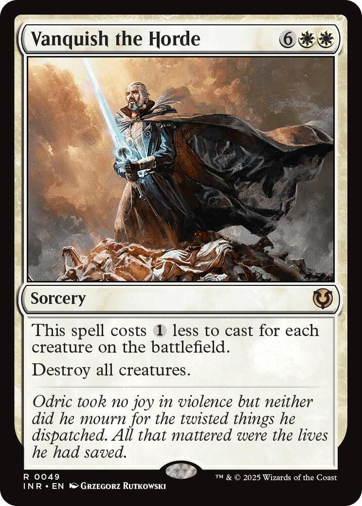 Vanquish the Horde 49 card from Innistrad Remastered
