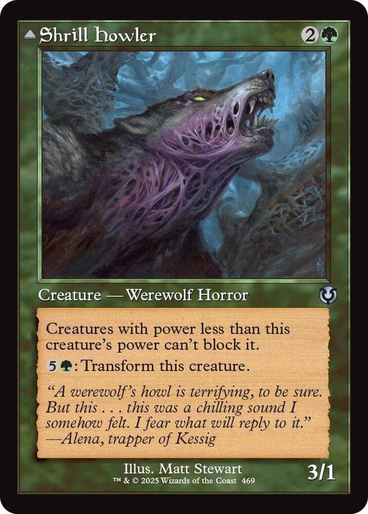 Shrill Howler (Retro Frame) 469 card from Innistrad Remastered