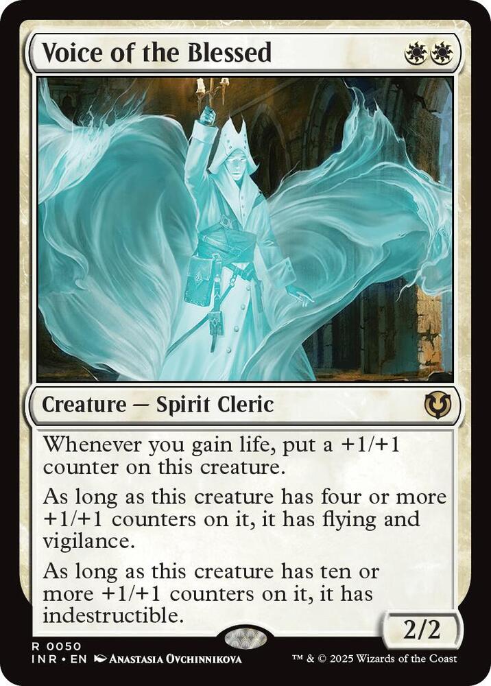 Voice of the Blessed 50 card from Innistrad Remastered