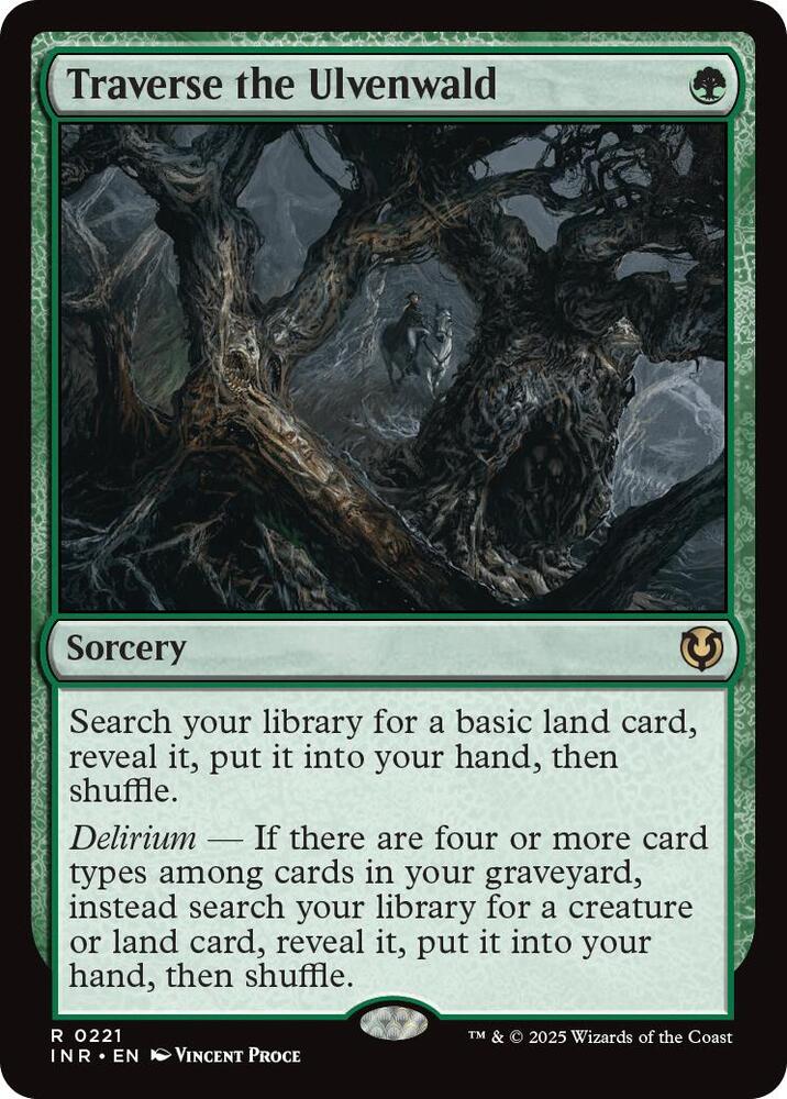 Traverse the Ulvenwald 221 card from Innistrad Remastered
