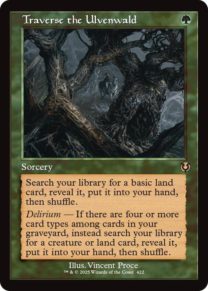 Traverse the Ulvenwald (Retro Frame) 422 card from Innistrad Remastered