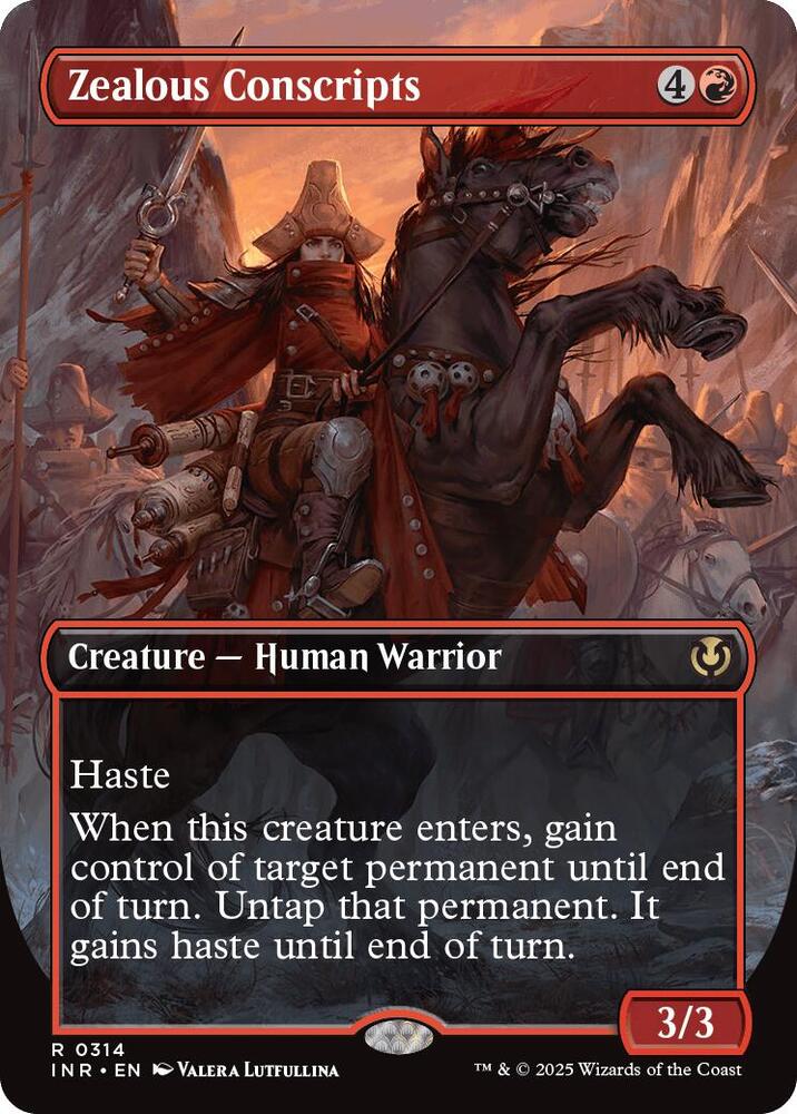 Zealous Conscripts (Borderless) 314 card from Innistrad Remastered