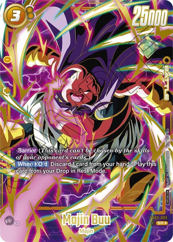 Majin Buu FB03-093 card from Tournament and Championship Promos