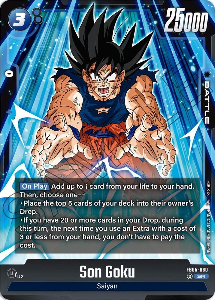 Son Goku FB05-030 card from New Adventure